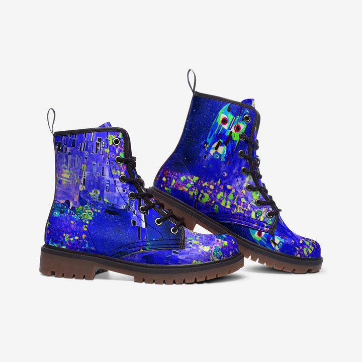 Bottines Martina Klimt Bleu N°2 de Malopium - Malopium