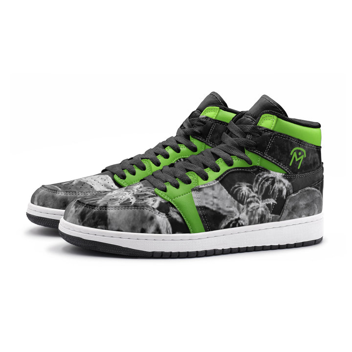 Sneakers/Baskets Jordy Gauguin Noir&Vert de Malopium - Malopium