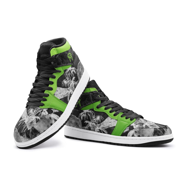 Sneakers/Baskets Jordy Gauguin Noir&Vert de Malopium - Malopium