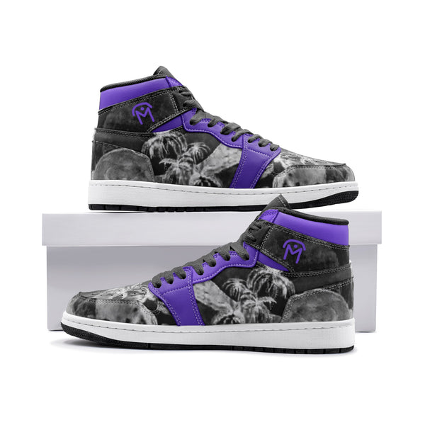 Sneakers/Baskets Jordy Gauguin Noir&Violet de Malopium - Malopium