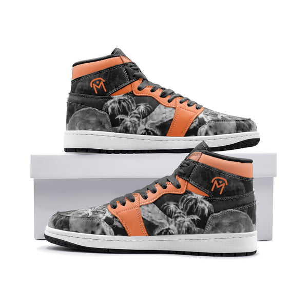 Sneakers/Baskets Jordy Gauguin Noir&Orange N1 de Malopium - Malopium