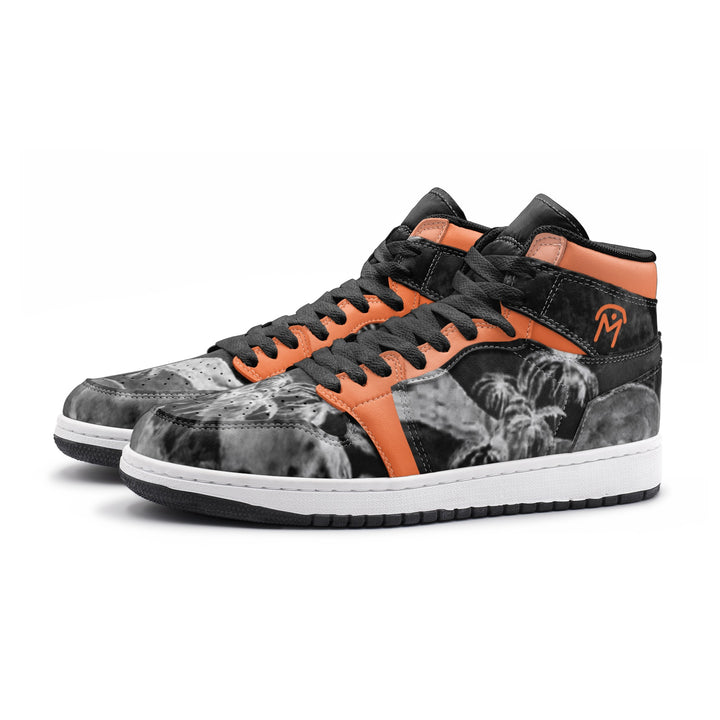 Sneakers/Baskets Jordy Gauguin Noir&Orange N1 de Malopium - Malopium