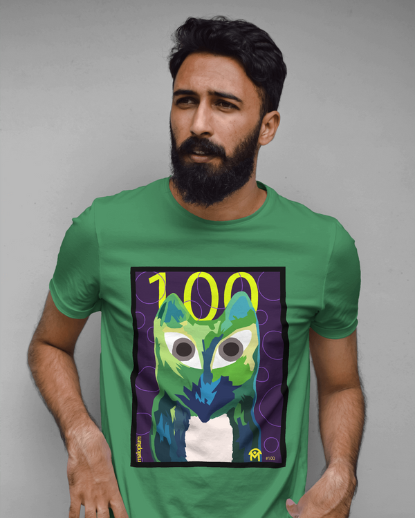 T-Shirt Homme Manches Courtes Foxart N100 de Malopium® - Malopium