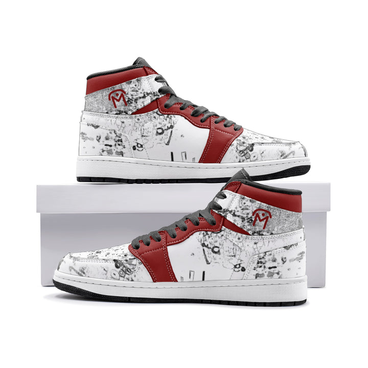 Sneakers/Baskets Jordy Klimt Blanc&Rouge N2 de Malopium - Malopium