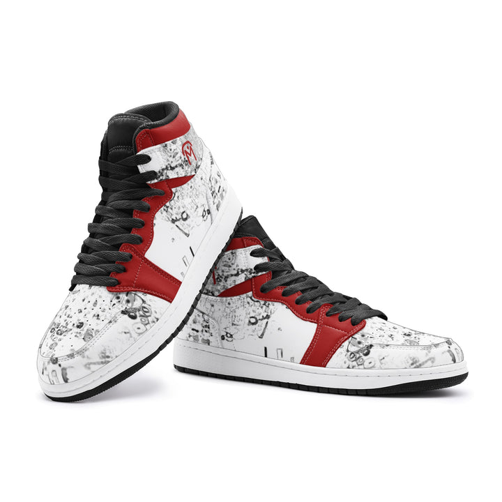 Sneakers/Baskets Jordy Klimt Blanc&Rouge N2 de Malopium - Malopium