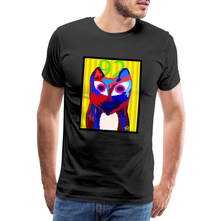 T-Shirt Homme Manches Courtes Foxart N92 de Malopium® - Malopium