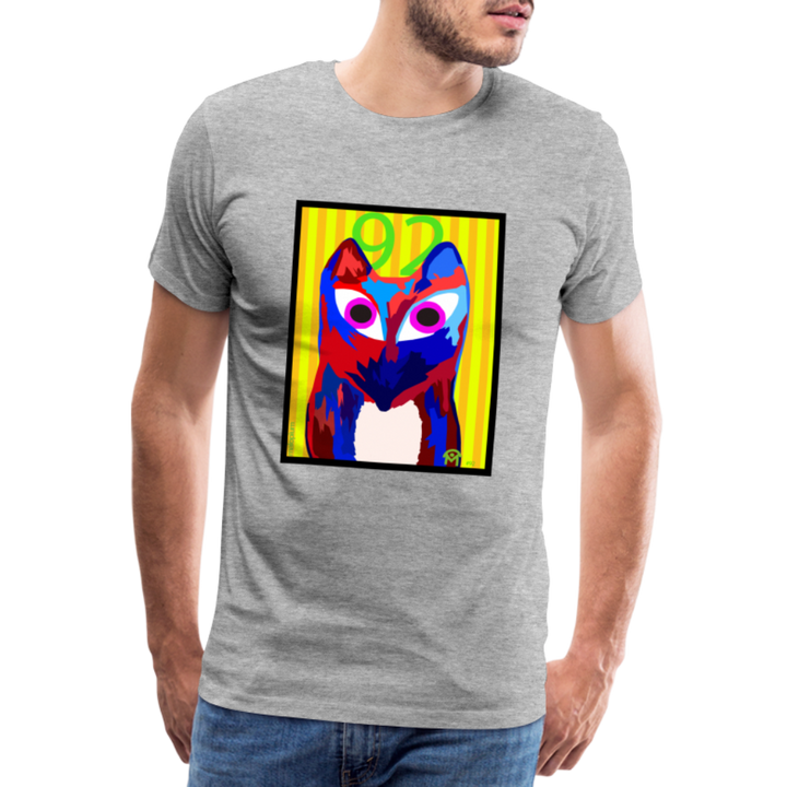 T-Shirt Homme Manches Courtes Foxart N92 de Malopium® - Malopium