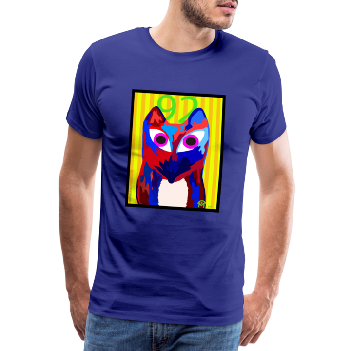 T-Shirt Homme Manches Courtes Foxart N92 de Malopium® - Malopium