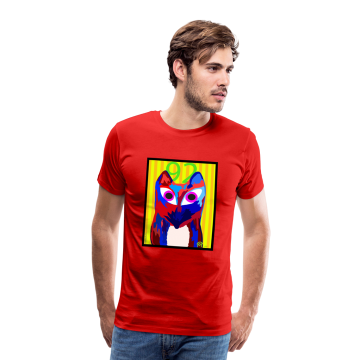 T-Shirt Homme Manches Courtes Foxart N92 de Malopium® - Malopium