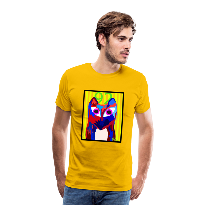 T-Shirt Homme Manches Courtes Foxart N92 de Malopium® - Malopium