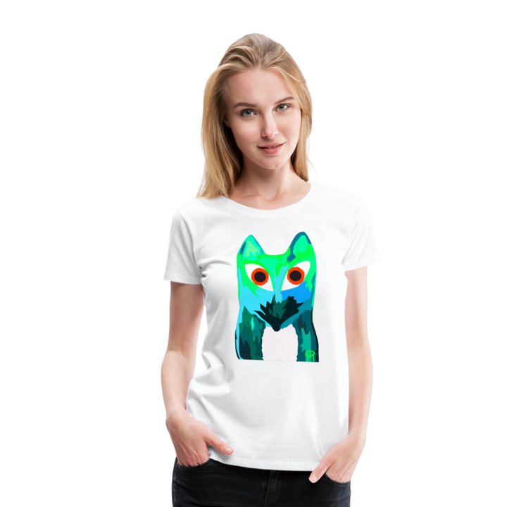 T-Shirt Femme Manches Courtes Foxart N94 de Malopium® - Malopium