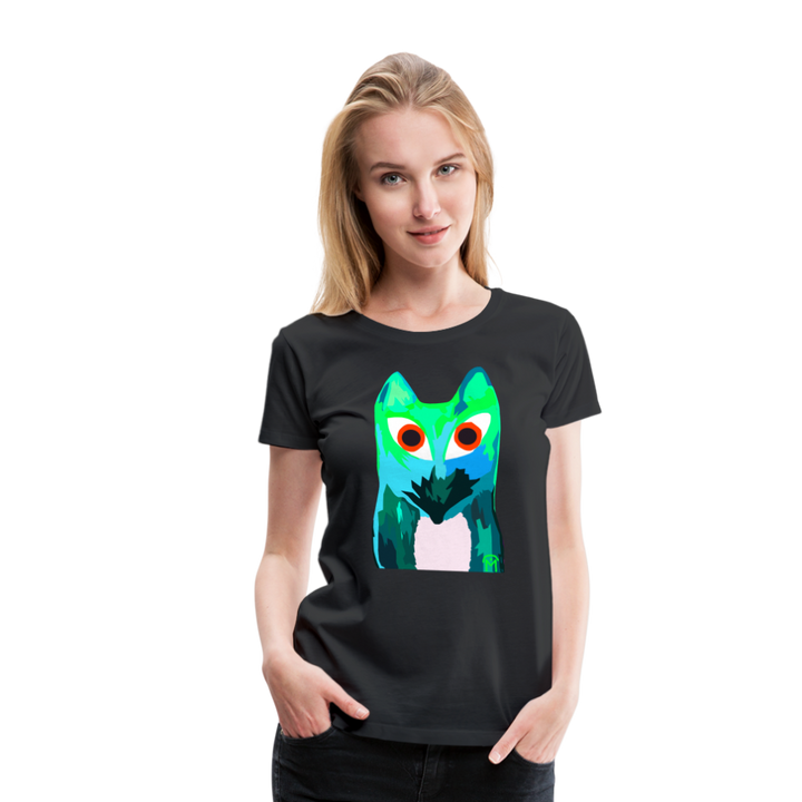 T-Shirt Femme Manches Courtes Foxart N94 de Malopium® - Malopium