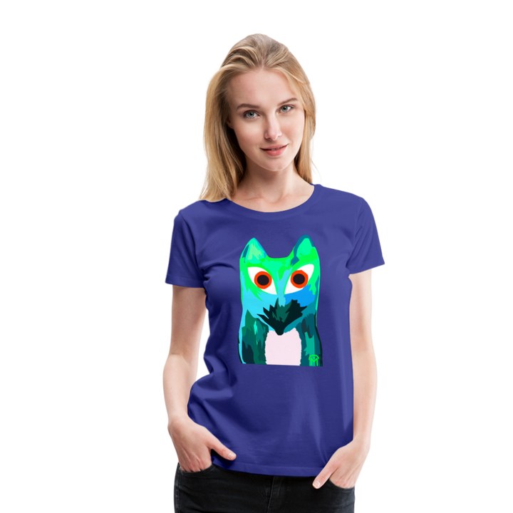 T-Shirt Femme Manches Courtes Foxart N94 de Malopium® - Malopium