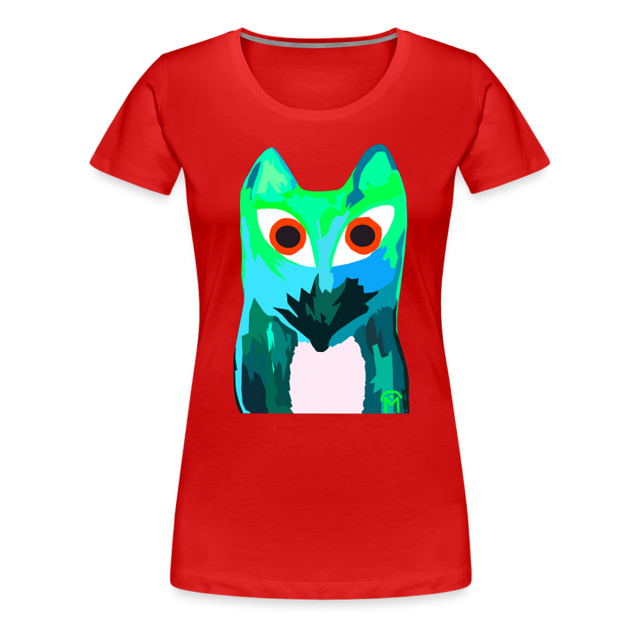 T-Shirt Femme Manches Courtes Foxart N94 de Malopium® - Malopium