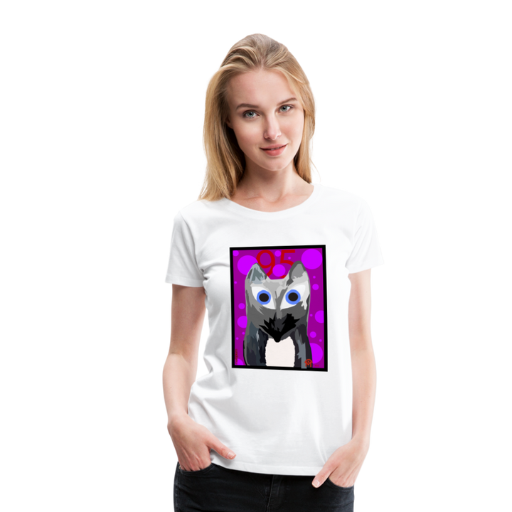 T-Shirt Femme Manches Courtes Foxart N95 de Malopium® - Malopium