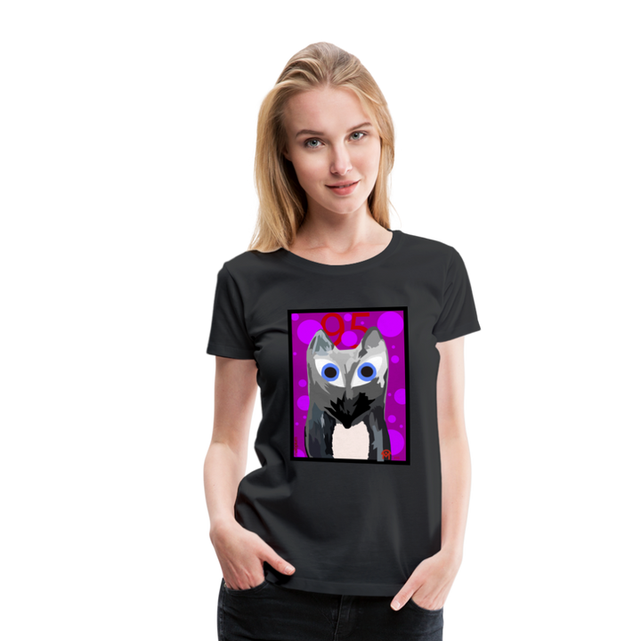 T-Shirt Femme Manches Courtes Foxart N95 de Malopium® - Malopium