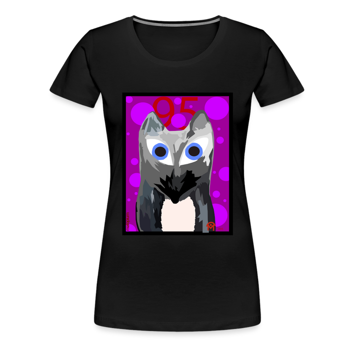 T-Shirt Femme Manches Courtes Foxart N95 de Malopium® - Malopium