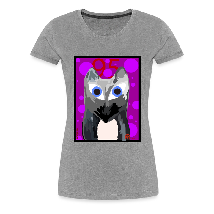 T-Shirt Femme Manches Courtes Foxart N95 de Malopium® - Malopium