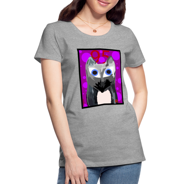 T-Shirt Femme Manches Courtes Foxart N95 de Malopium® - Malopium