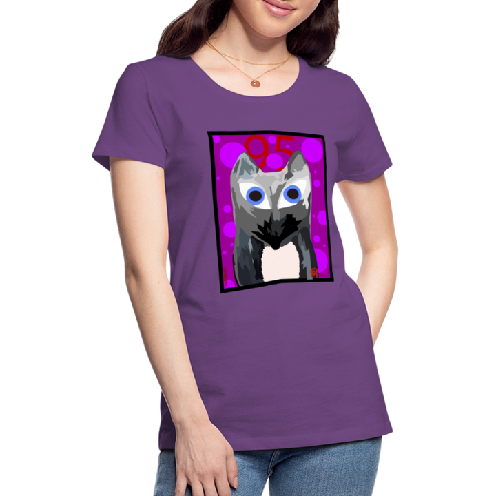 T-Shirt Femme Manches Courtes Foxart N95 de Malopium® - Malopium