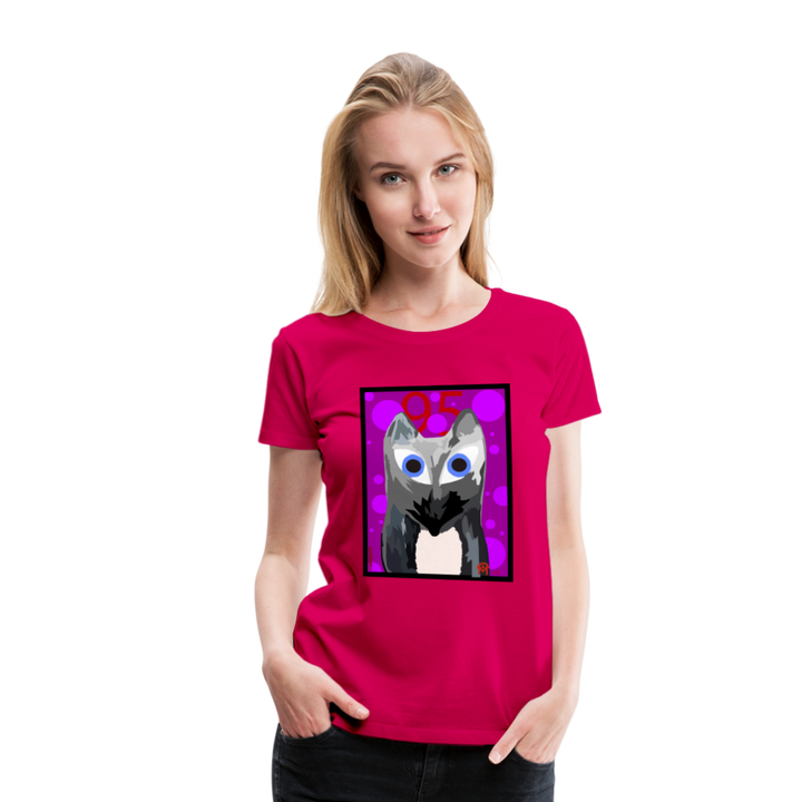 T-Shirt Femme Manches Courtes Foxart N95 de Malopium® - Malopium